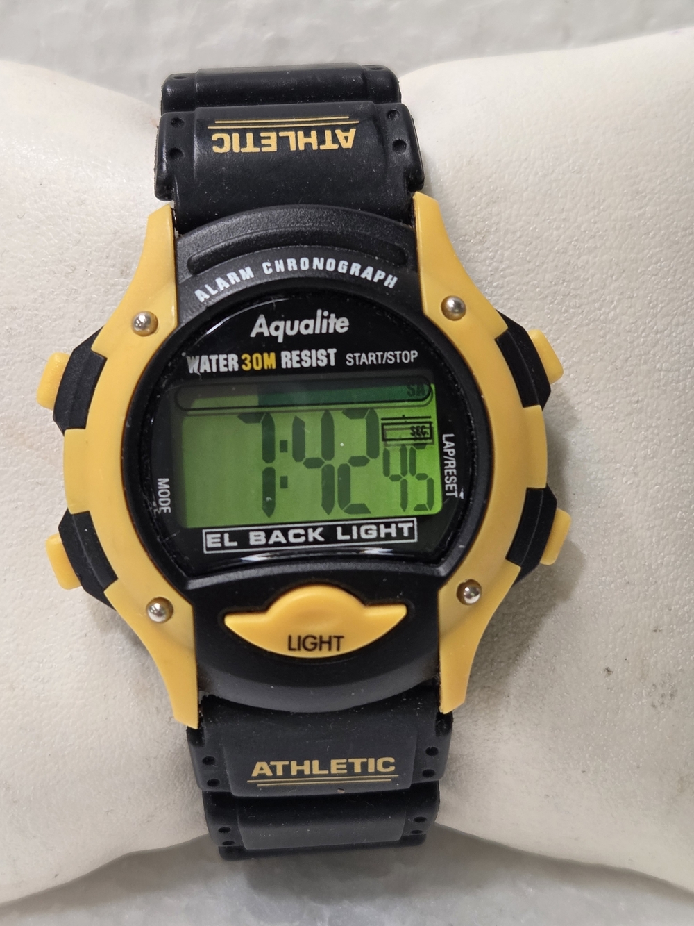 Yellow and Black Digital Sport Watch for Men